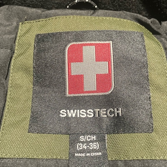 Swiss Tech Men’s Small Parka Style Jacket - Picture 3 of 11
